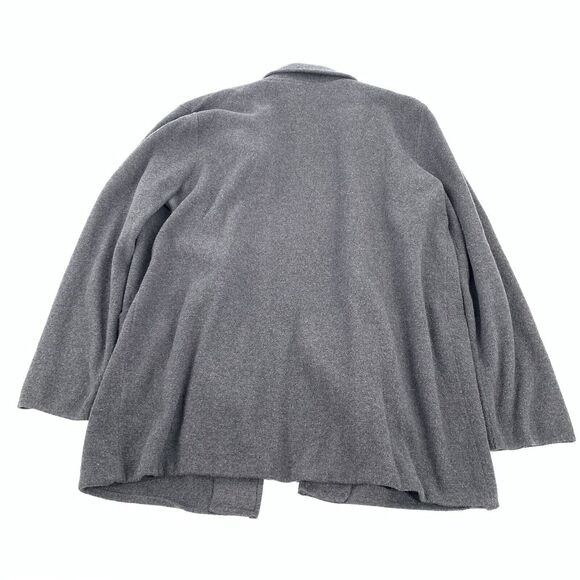 J.Crew Open Front Sweater Blazer Large Womens Dark Gray Knit Casual Cardigan L - Picture 2 of 7